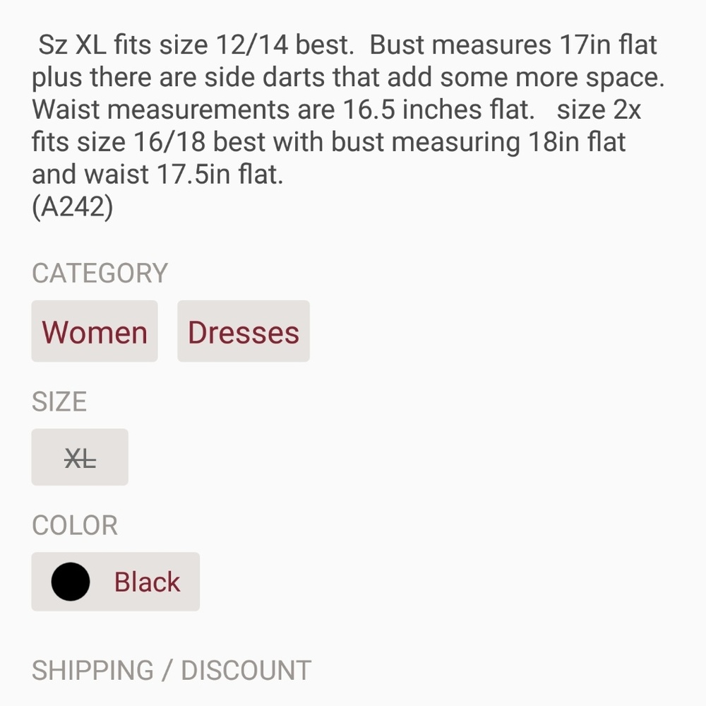 Reposh. NWT BLACK HALTER DRESS - Picture 2 of 5
